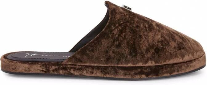 Giuseppe Zanotti Jungle Fever slippers Bruin