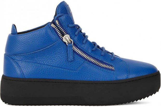Giuseppe Zanotti Kriss leren sneakers Blauw