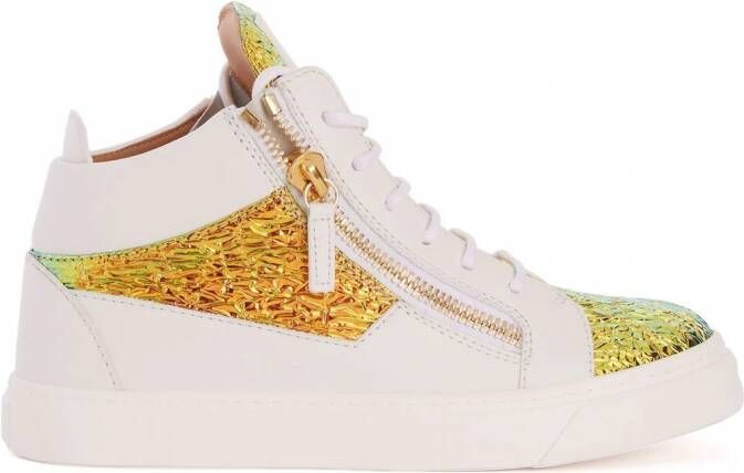 Giuseppe Zanotti Kriss high-top sneakers Wit