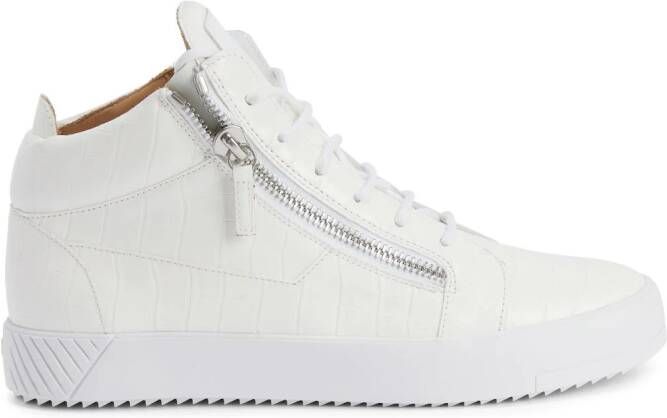 Giuseppe Zanotti Kriss high-top sneakers Wit