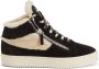 Giuseppe Zanotti Kriss Ice sneakers verfraaid met ketting Zwart - Thumbnail 1