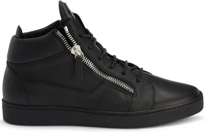 Giuseppe Zanotti Kriss leren sneakers Zwart