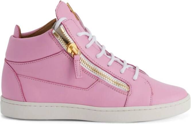 Giuseppe Zanotti Kriss leren sneakers Roze