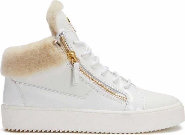 Giuseppe Zanotti Kriss leren sneakers Wit