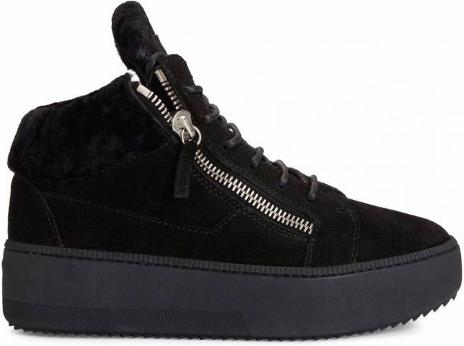 Giuseppe Zanotti Kriss lammy sneakers Zwart