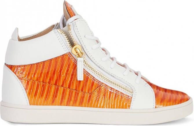 Giuseppe Zanotti Kriss leren sneakers Wit