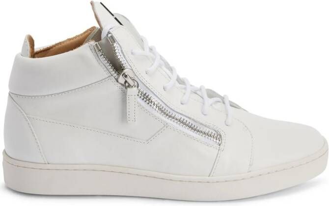 Giuseppe Zanotti Kriss sneakers met logo-plakkaat Wit