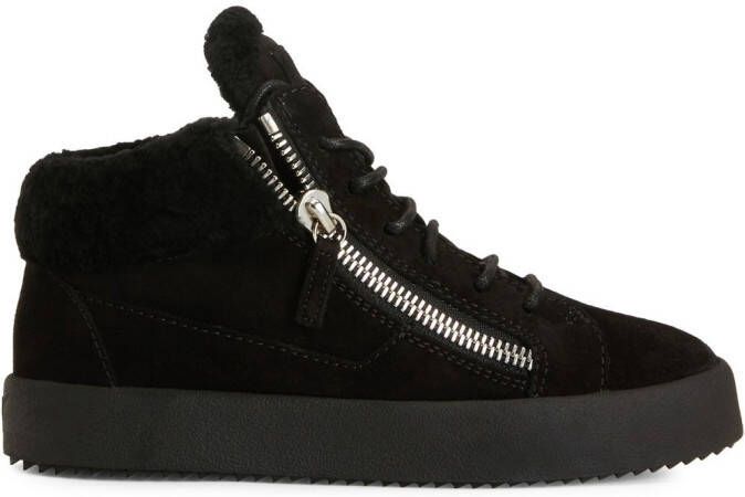 Giuseppe Zanotti Kriss vetersneakers Zwart