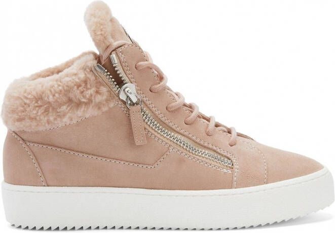 Giuseppe Zanotti Kriss Winter low-top sneakers Roze