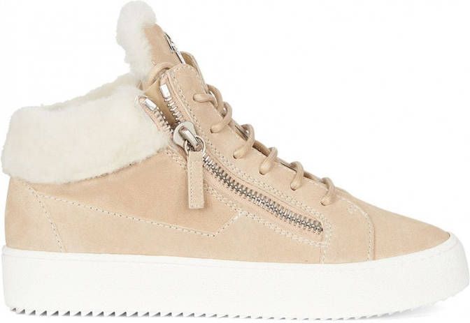 Giuseppe Zanotti Kriss Winter mid-top sneakers Beige