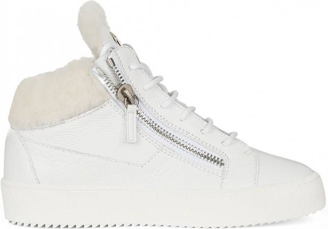 Giuseppe Zanotti Kriss Winter mid-top sneakers Wit