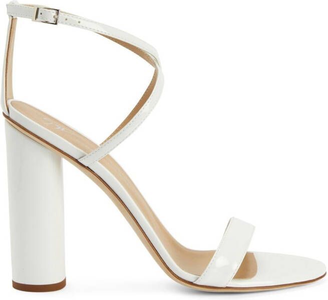 Giuseppe Zanotti Lara sandalen met blokhak Wit