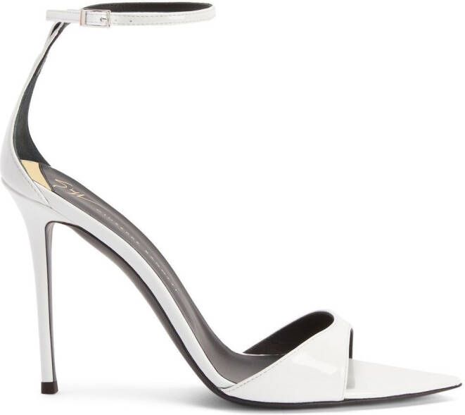 Giuseppe Zanotti Leren sandalen Wit