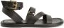 Giuseppe Zanotti Leren sandalen Zwart - Thumbnail 1