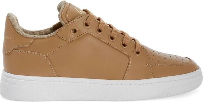 Giuseppe Zanotti Leren sneakers Beige