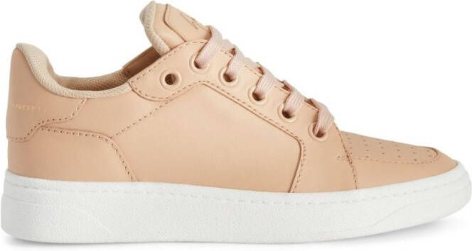 Giuseppe Zanotti Leren sneakers Beige