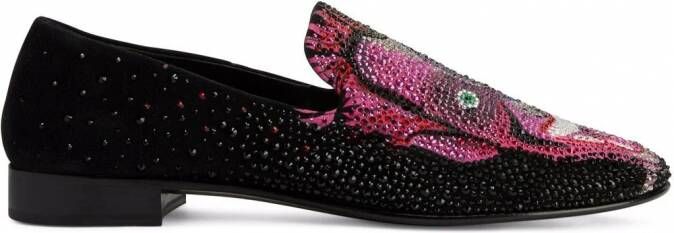 Giuseppe Zanotti Lewis Joker loafers Zwart