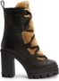 Giuseppe Zanotti Leyre leren laarzen Zwart - Thumbnail 1