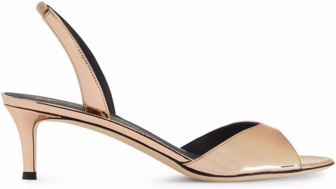 Giuseppe Zanotti Lilibeth sandalen met metallic afwerking Roze