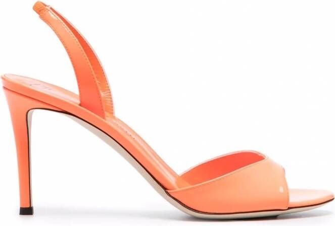 Giuseppe Zanotti Lilibeth slingback sandalen Oranje