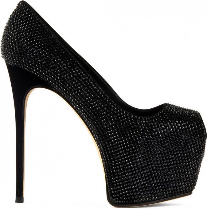 Giuseppe Zanotti Liza pumps met open neus Zwart