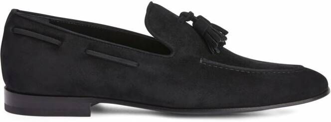 Giuseppe Zanotti Eloys loafers met kwastje Zwart