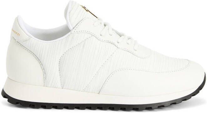 Giuseppe Zanotti Leren sneakers Wit