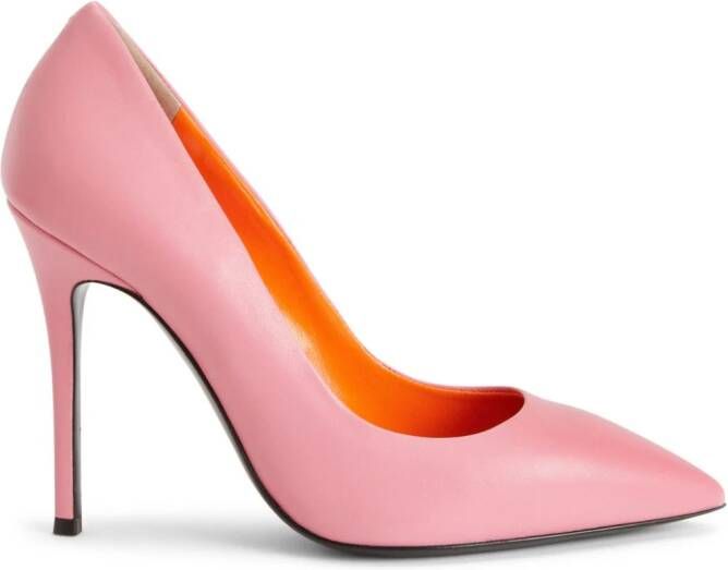 Giuseppe Zanotti Lucrezia leren pumps Roze