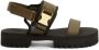 Giuseppe Zanotti Mederick leren sandalen Groen - Thumbnail 1