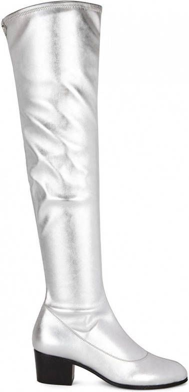 Giuseppe Zanotti Metallic laarzen Zilver