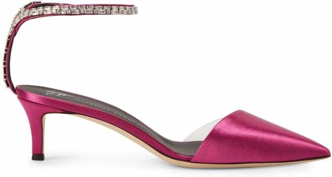 Giuseppe Zanotti Mini-jurk met paisley-print Roze