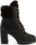 Giuseppe Zanotti Moyra leren enkellaarzen Zwart - Thumbnail 1