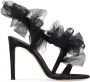 Giuseppe Zanotti Satijnen sandalen Zwart - Thumbnail 1