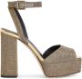 Giuseppe Zanotti New Betty sandalen met plateauzool Goud - Thumbnail 1