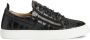 Giuseppe Zanotti Nicki sneakers met krokodillenleer-effect Zwart - Thumbnail 1