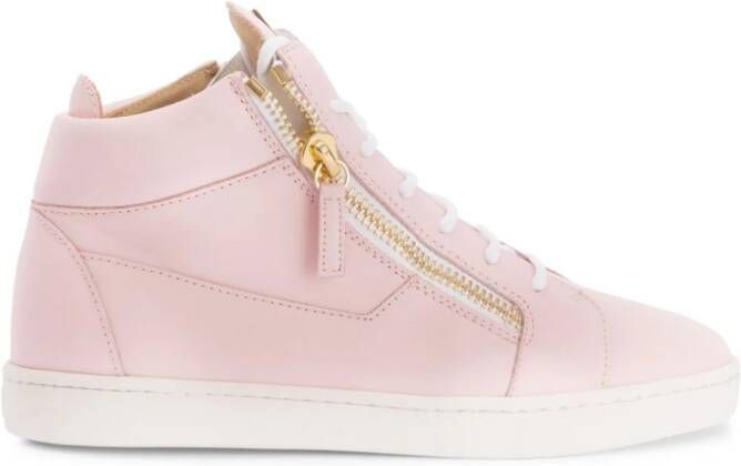 Giuseppe Zanotti Nicki leren sneakers Roze