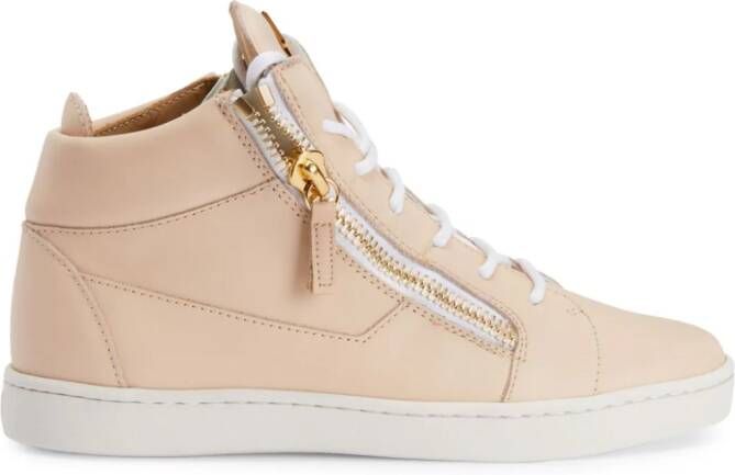 Giuseppe Zanotti Nicki leren sneakers Roze