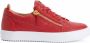 Giuseppe Zanotti Nicki leren sneakers Rood - Thumbnail 1