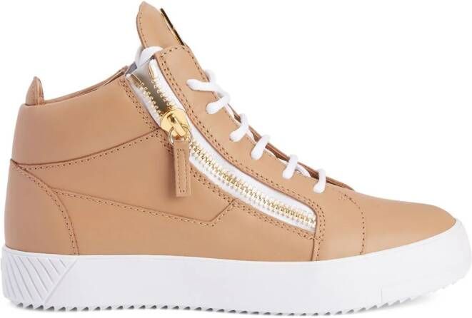 Giuseppe Zanotti Nicki mid-top sneakers Beige