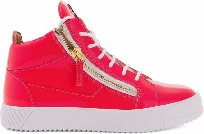 Giuseppe Zanotti Nicki mid-top sneakers Rood