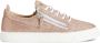 Giuseppe Zanotti Nicki sneakers met glitter Roze - Thumbnail 1