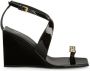 Giuseppe Zanotti Nihao ring sandalen Zwart - Thumbnail 1