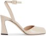 Giuseppe Zanotti Olivhe 85 mm leren sandalen Beige - Thumbnail 1