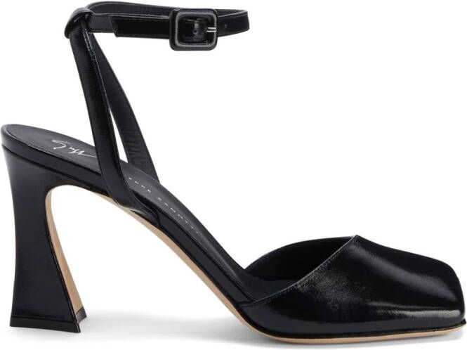 Giuseppe Zanotti Olivhe 85mm leren pumps Zwart