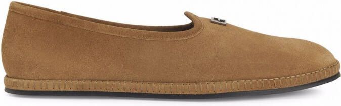 Giuseppe Zanotti Otium suède loafers Beige