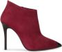 Giuseppe Zanotti Enkellaarzen met puntige neus Rood - Thumbnail 1