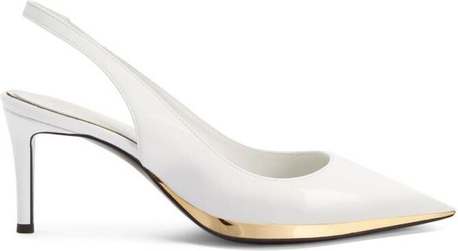 Giuseppe Zanotti Pumps met puntige neus Wit