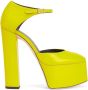 Giuseppe Zanotti Pumps met vierkante neus Geel - Thumbnail 1