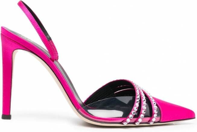 Giuseppe Zanotti Pumps verfraaid met edelsteen Roze