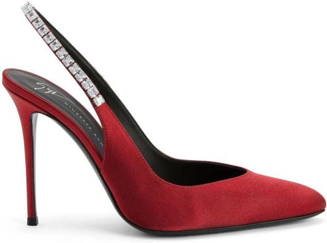 Giuseppe Zanotti Rachyl leren pumps Rood